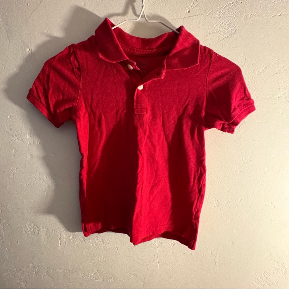 Children’s Place Boys Polo Shirt Bundle 5T Red Blue Black Uniform - Picture 4 of 7